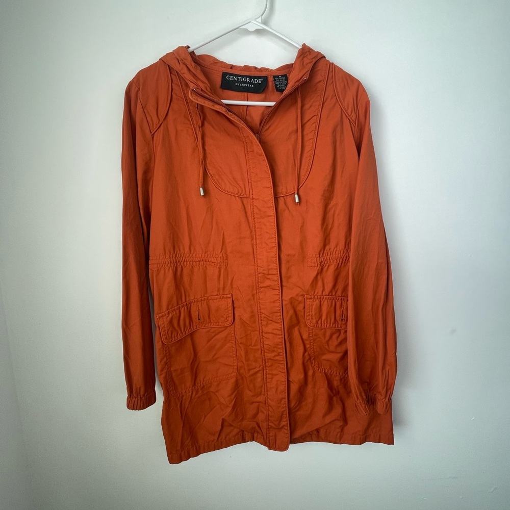 Centigrade women’s Orange Utility Jacket size medium